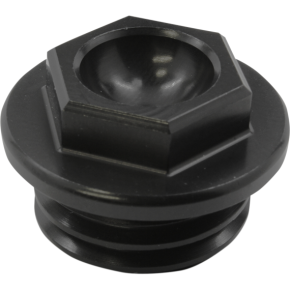 Works Connection Oil Fill Plug - Black 24-021