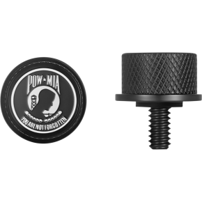 Figurati Designs Seat Mounting Knob - Black - POW MIA FD50-SEAT KN-BK