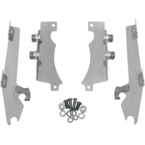 Memphis Shades Batwing Trigger Lock Mounting Kit - Vstar - Polished MEK1909