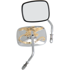 Live to Ride Mirrors - Gold - Pair 0640-0476