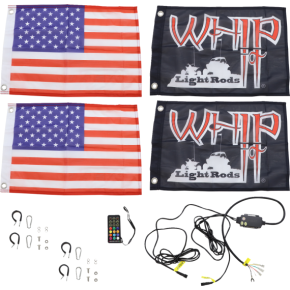 2' Light Rod Whip - Chase - Quick Disconnect QD-CHSBTR-122