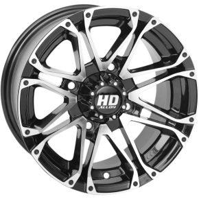 Sti Tire  Wheel HD3™ Wheel - Rear - Machined Black - 12x7 - 4/110 - 2+5 (-47 mm) 12HD301