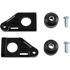 Axle Block Sliders - Suzuki - Black DRAX-119-BK