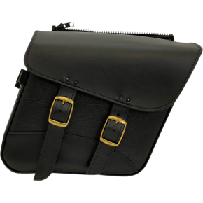 Brass Monkey Saddlebags - Slant - Brass - Small 59588-08