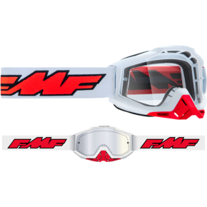 PowerBomb Goggles - Rocket - White - Clear F-50036-00004