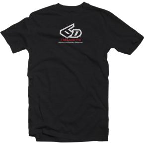 6D Classic Logo T-Shirt - Black - 2XL 50-3549