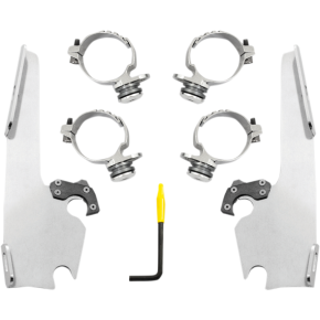 Fats/Slim Mounting Kit - Polished - FXDL MEK2013