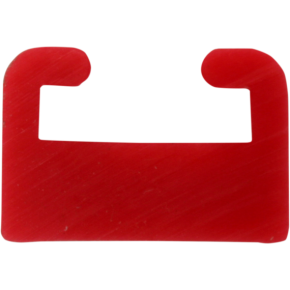 Red Replacement Slide - UHMW - Profile 24 - Length 64.00" - Polaris 24-6400-1-01-15