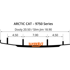 Woodys Dooly™ Runners - 8" - 60° DA8-9750