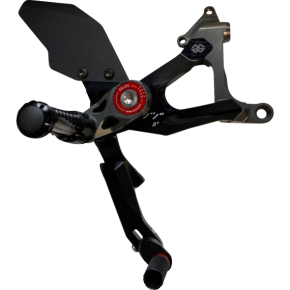 MUE2 Rearset - Black - Ducati MUE2-D02-B