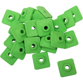 Extra Large Backer Plates - Green - Square - 24 Pack 702G-24