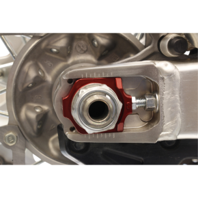 Works Connection Elite Axle Block - Red 17-225