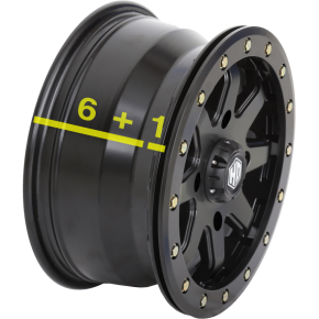 HD9™ Wheel - Front/Rear - Black - 14x7 - 4/137 - 6+1 (+50 mm) 14HB928