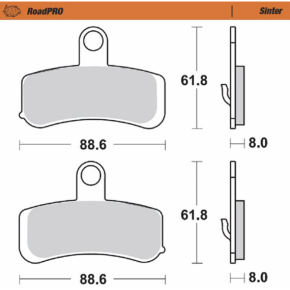 Brake Pads - Sintered Series 411501-PU