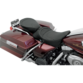 Drag Specialties Wide Pillion Seat - Mild Stitched 0801-0467