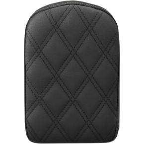 Lattice Stitched Sissy Bar Pad - Black