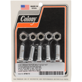 Front/Rear Rotor Bolts - '73-'80 FL 8738-10