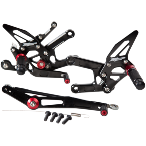 MGP Rearset - Black - Yamaha 80801-2500