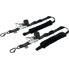 Deluxe Ratchet Tie-Downs - 1-1/2" x 6-1/2' - Black 30622-S