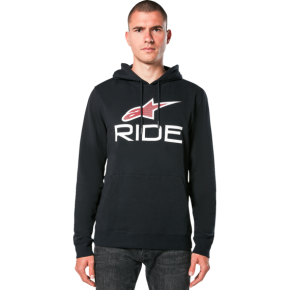 Ride 4.0 Pullover Hoodie - Black/Red/White - Large 1214-51820-1232-L