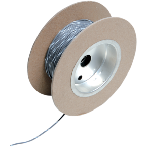 #18-gauge Grey/white Stripe 100' Spool Of Primary Wire