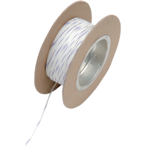 #18-gauge White/violet Stripe 100' Spool Of Primary Wire