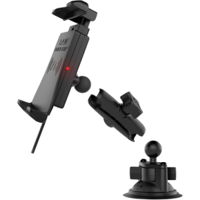 Device Holder - Quick-Grip™ - Charging - Wireless - Waterproof - Suction Cup Mount RAMB166UN14W