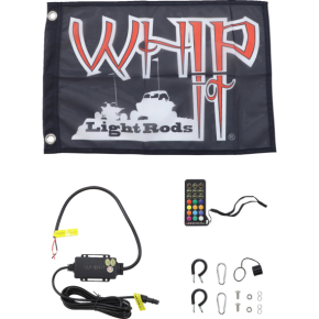 5' Light Rod Whip - Bluetooth - Black SB-RGBBT-151