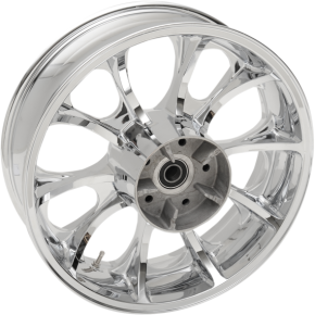 Coastal Moto Rear Wheel - Largo 3D - Single Disc/ABS - Chrome - 18"x5.50" 3D-LGO185CHABST