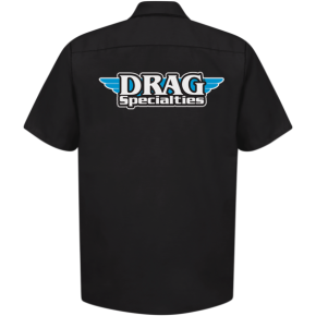 Drag Specialties Shop Shirt - Black - Small DRG31ST24BKSM