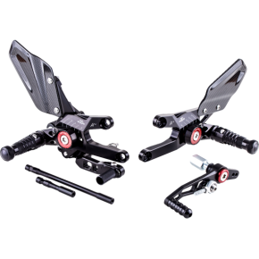 MUE2 Rearset - Black - Honda MUE2-H01-B