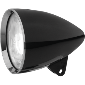 5 3/4" Headlight Housing - Black - Concours Rocket Smooth 1-5800ZCZA