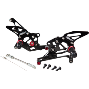 MGP Rearset - Black - Yamaha 81502-2500