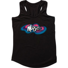 Women's Retro Tank Shirt - Black - Medium 3031-4029