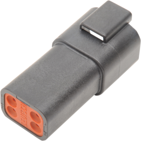 Deutsch Receptacle - 4 Pin - Black DR-4B