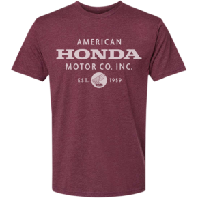 Honda Motor Company T-Shirt - Maroon - Small NP21S-M3022-S