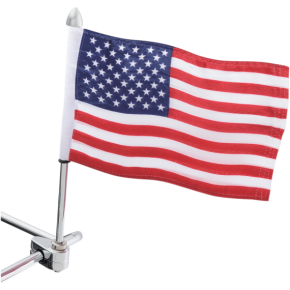 Usa 6x9 Flag And Mount 12in Pole 1/2in Clamp W/acorn