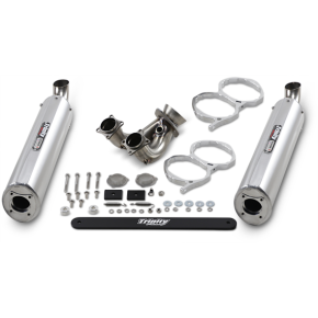 Mufflers - Brushed Aluminum TR-4118S