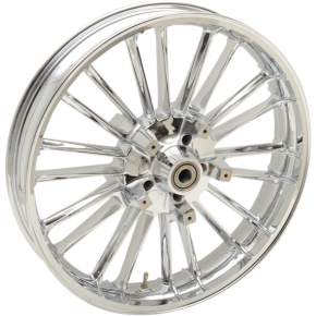 Coastal Moto Front Wheel - Atlantic 3D- Dual Disc/ABS - Chrome - 21"x3.50" 3D-ATL213CHABST