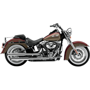 Cobra Chrome Slashcut Mufflers 6002