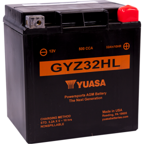 Yuasa AGM Battery - GYZ32HL YUAM732HL