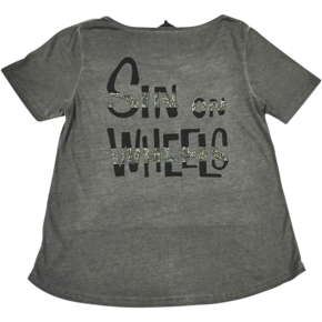 Women's Sinwheels T-Shirt - Gray - Medium LA20613M