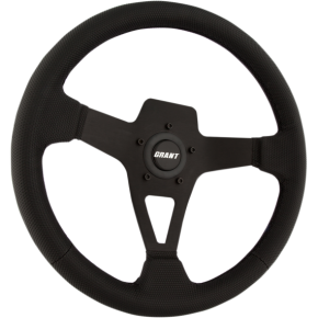 Edge Series Steering Wheel - Black - Gripper Series 8523