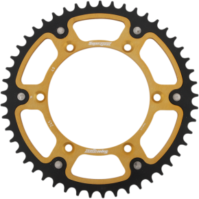 Supersprox Stealth Rear Sprocket - 49 Tooth - Gold - Yamaha RST-245-49-GLD