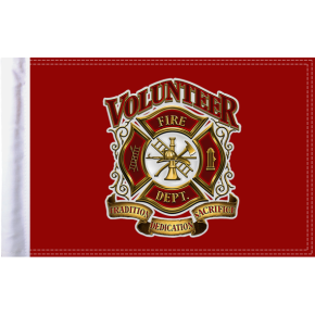 Fire Department Flag - 10" x 15" FLG-VFD15