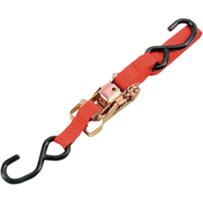 Parts Unlimited 1" Ratchet Tie Down - Red