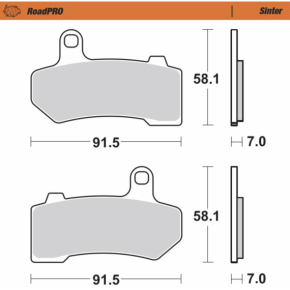 Brake Pads - Sintered Series 412201-PU