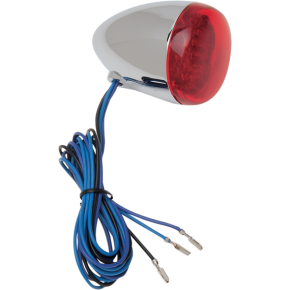 Turn Signal - LED - Chrome/Red 8501R-LED