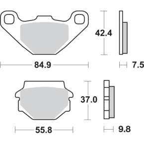 HF Brake Pads 546HF