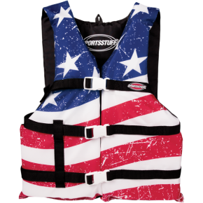 Stars & Stripes PFD Vest - Red/White/Blue - Large 30098-16-A-US